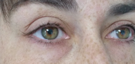 Jade before Two-Tone Lash Enhancement