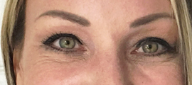 blondie after soft fill brow