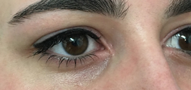 raven after Thick Upper Eye Liner